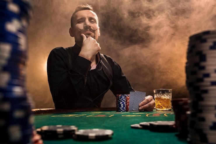 Live dealer at Lightning Roulette table broadcasting from professional studio